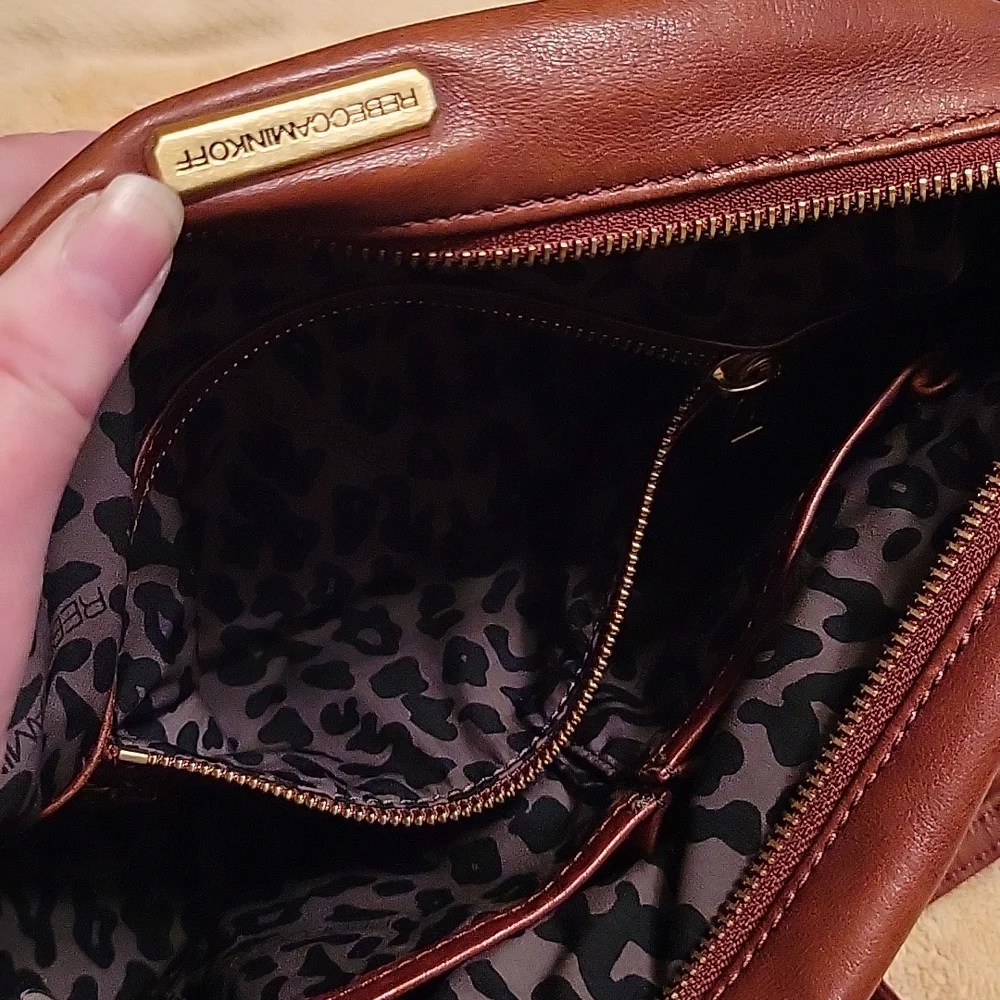 EUC Rebecca Minkoff satchel in excellent condition! Has a cheetah print interior - Picture 8 of 10